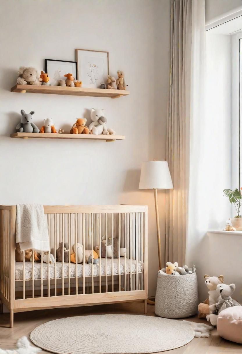 2. Floating Shelves for Nursery Toy Display - photo 2
