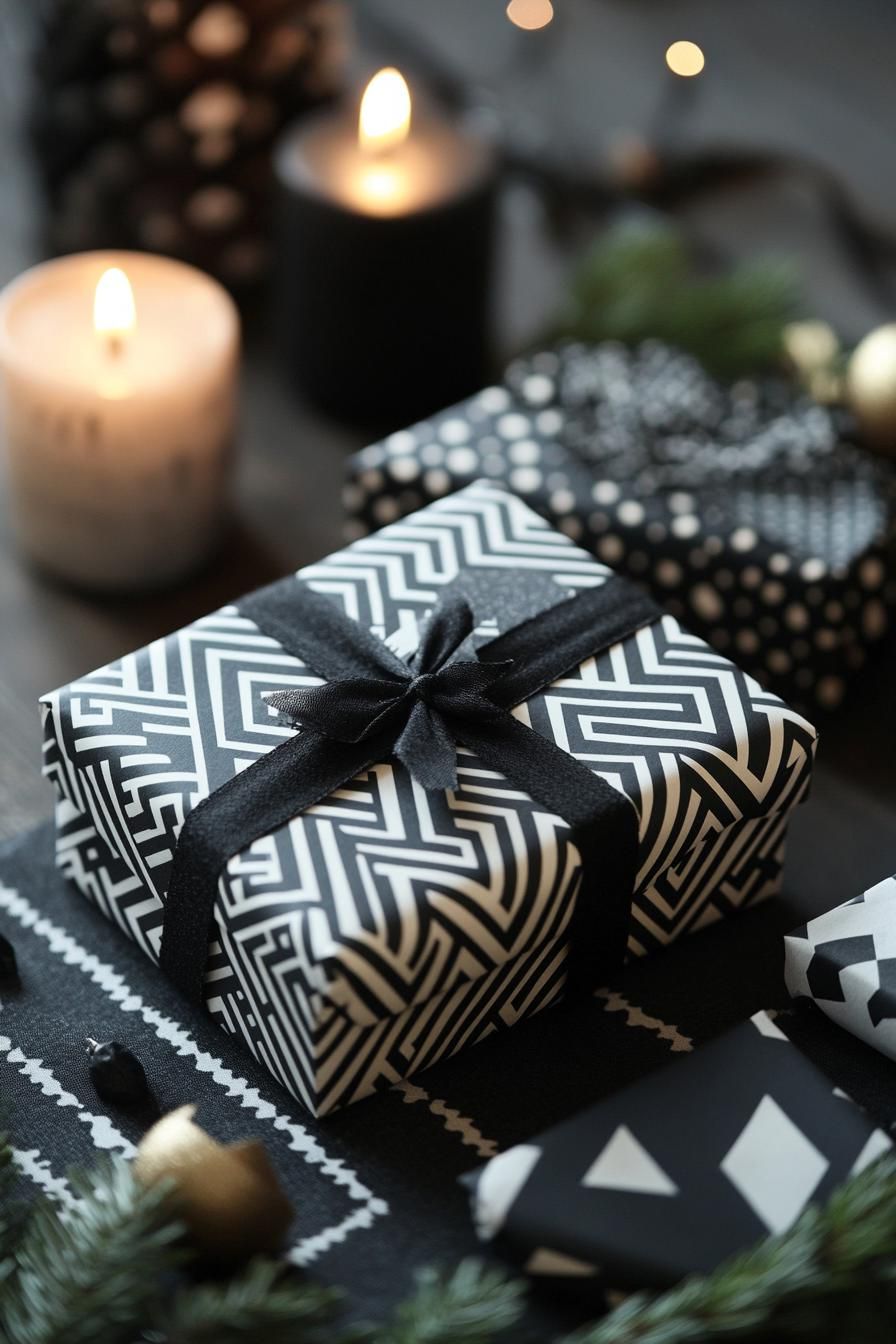 12. Monochrome Gift Tags and Cards