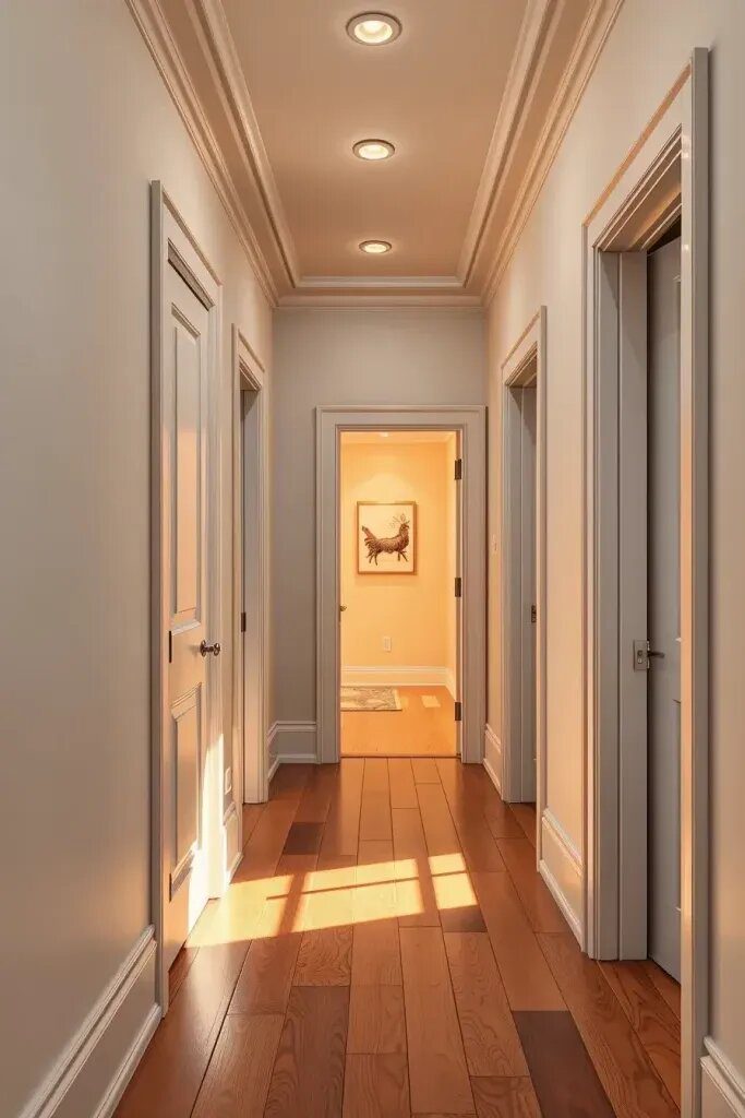 Architectural Molding and Paneling for Hallways