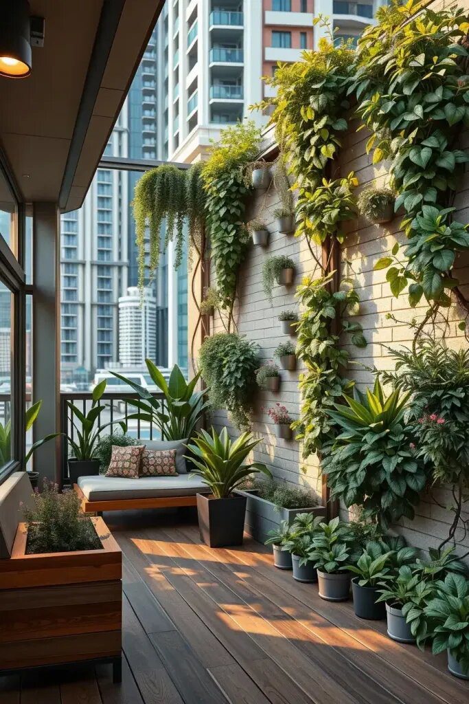 Vertical Gardens Bringing Life to Terraced Spaces