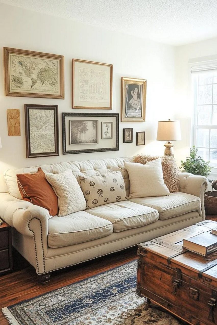 4. Eclectic Frame Gallery Wall Inspiration - photo 3