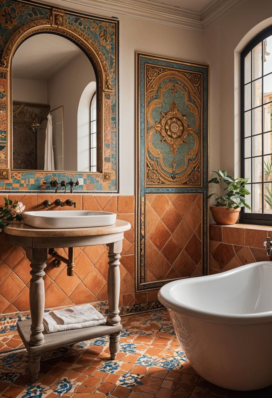 16. Mediterranean Bathroom Decor Inspiration - photo 2