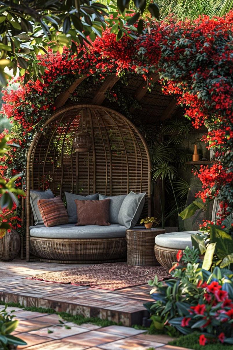 18. Canopy-Covered Loveseats for Patios - photo 3