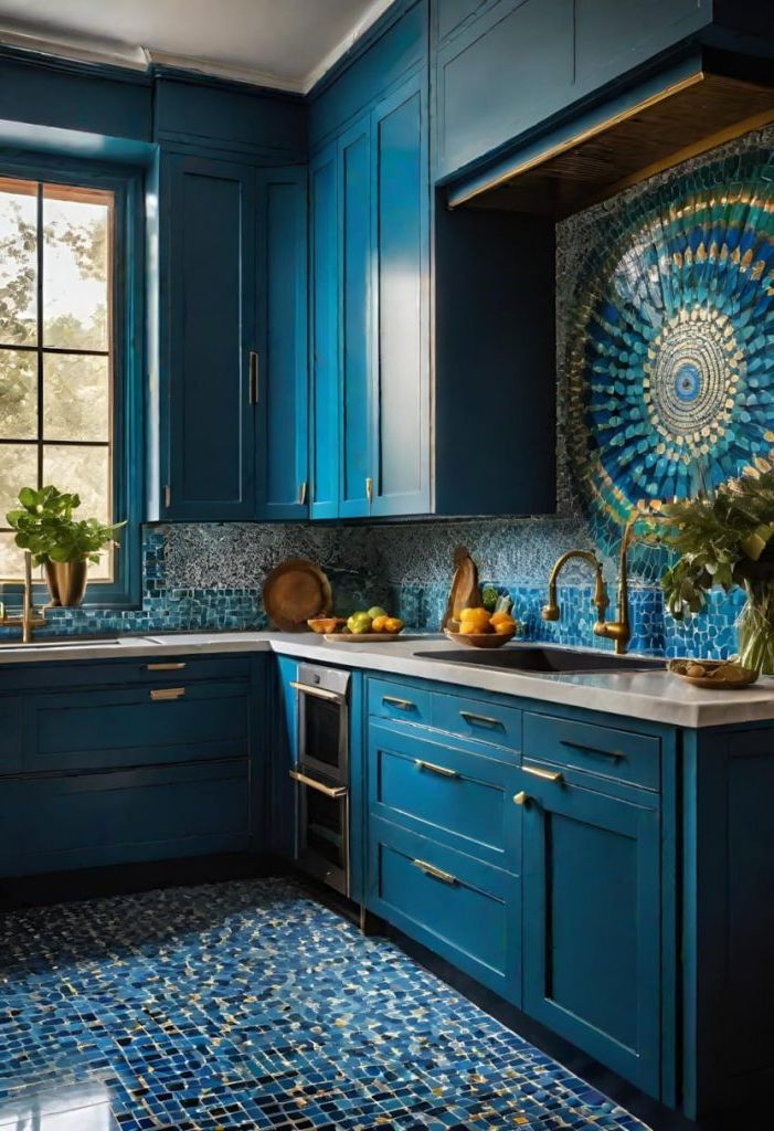 30. Peacock Blue Cabinet Delight