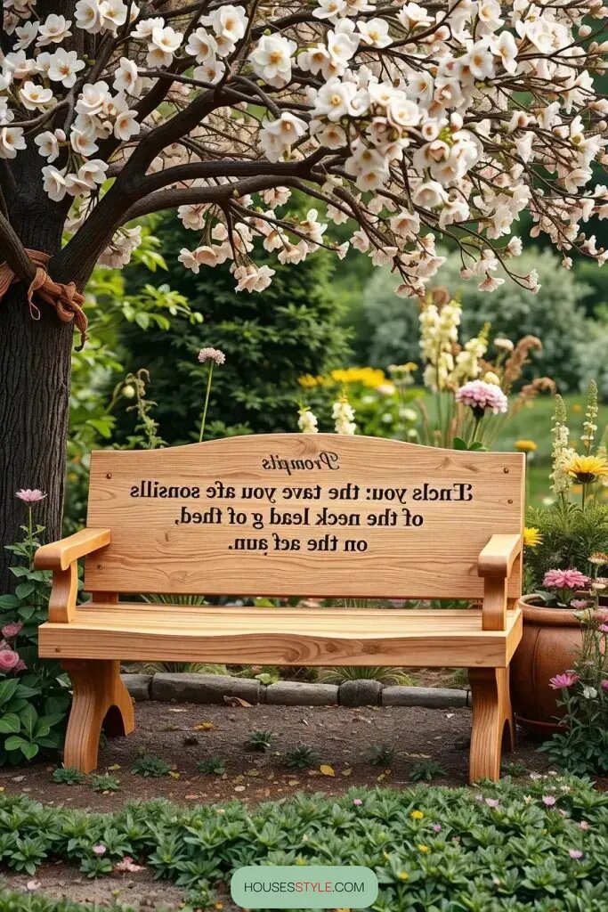 How to Customize a Bench with Engraved Details