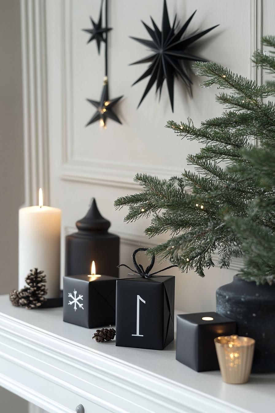 17. Sleek Monochrome Advent Calendars - photo 2