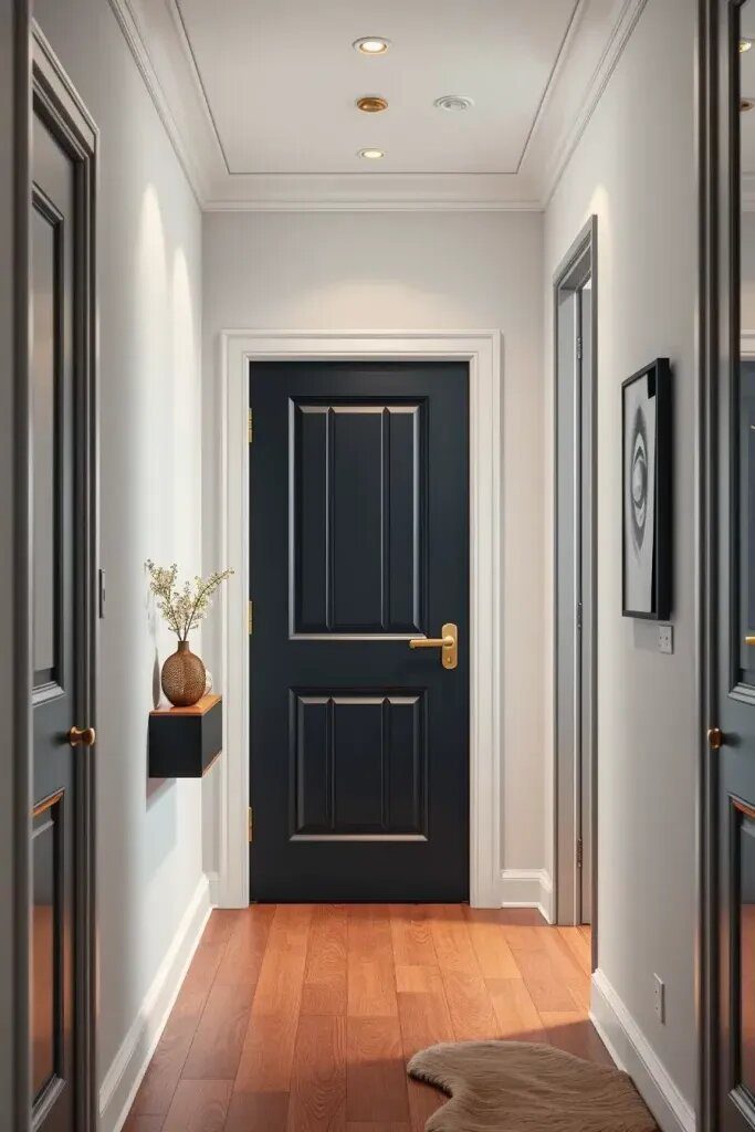 Bold Painted Doors as a Design Statement