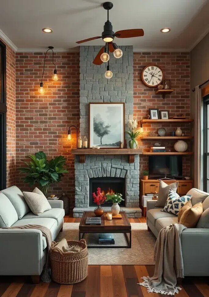 Using Stone and Brick as Design Elements