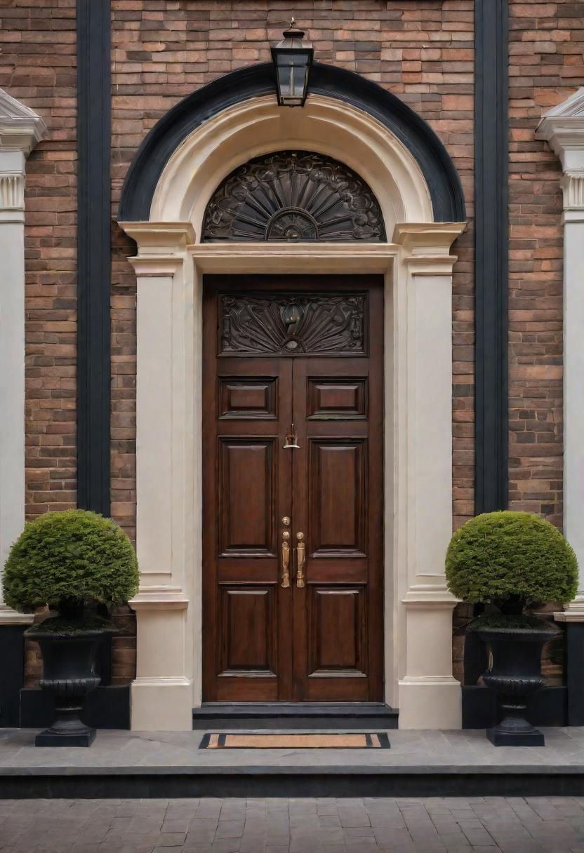 24. Colonial-Style Door Ideas