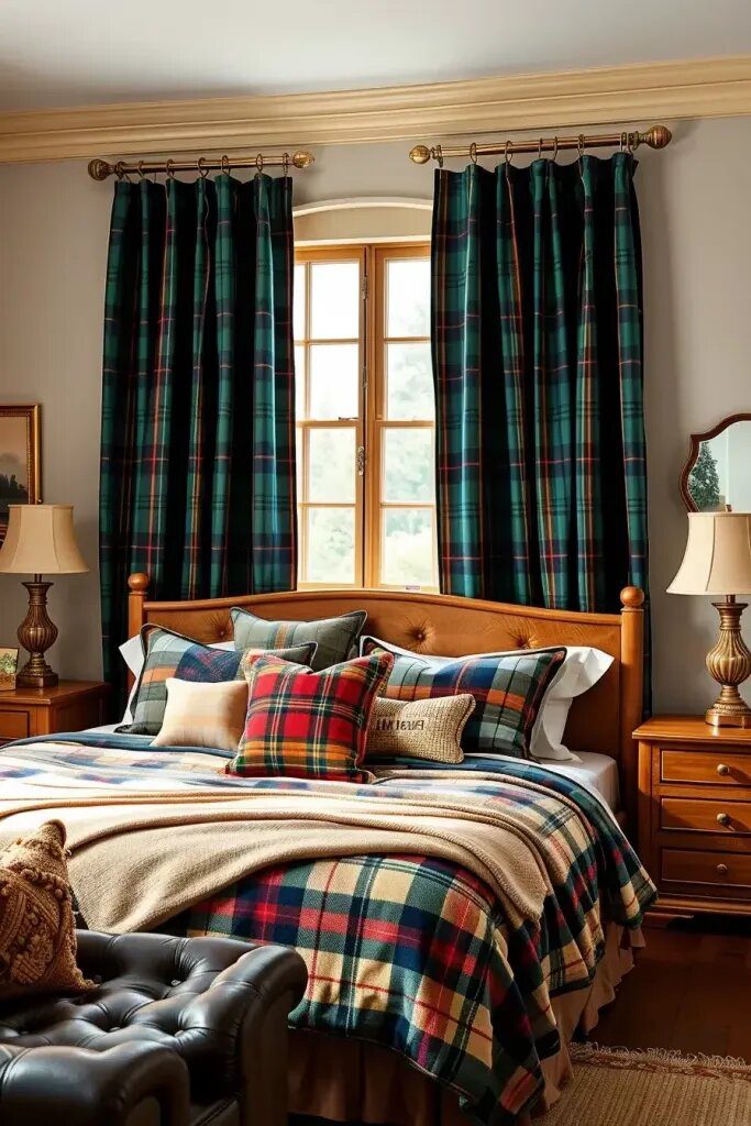 Why Plaid Bedding and Drapes Work So Well - photo 2