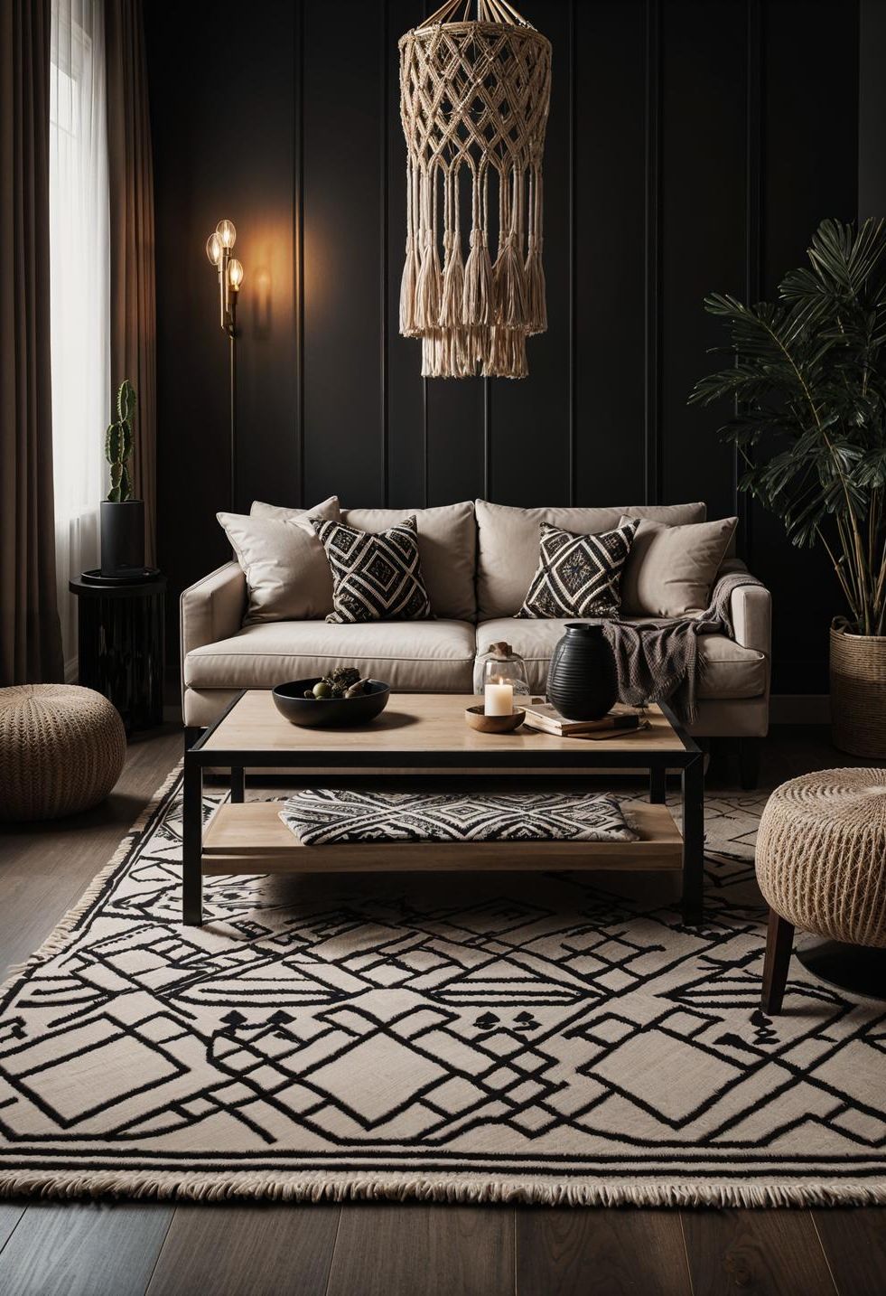 28. Beige and Black Design Harmony