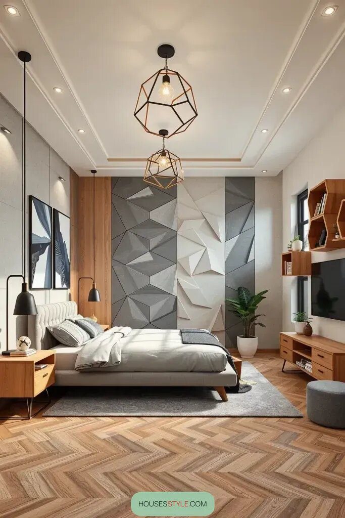 Geometric Bedroom Ideas to Bring Modern Flair