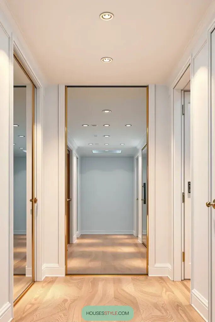 Reflective Walls That Brighten Narrow Hallways - photo 2
