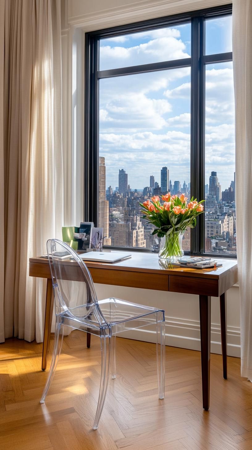 6. Cozy desk by the big window - photo 2