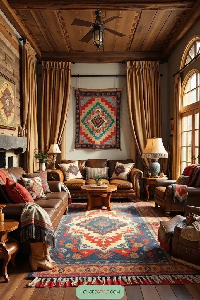 Cowboy Chic Textiles for the Home