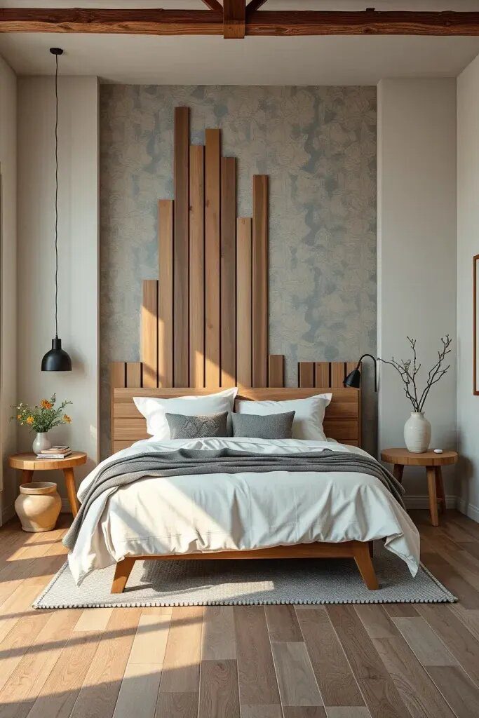 Textured Statement Walls in Japandi Style - photo 2
