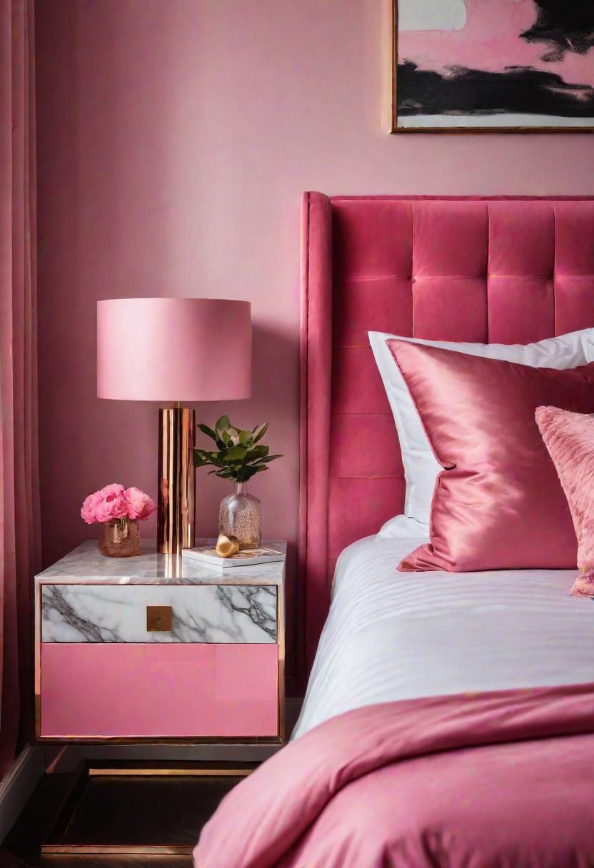 20. Pink Bedroom Styling Ideas