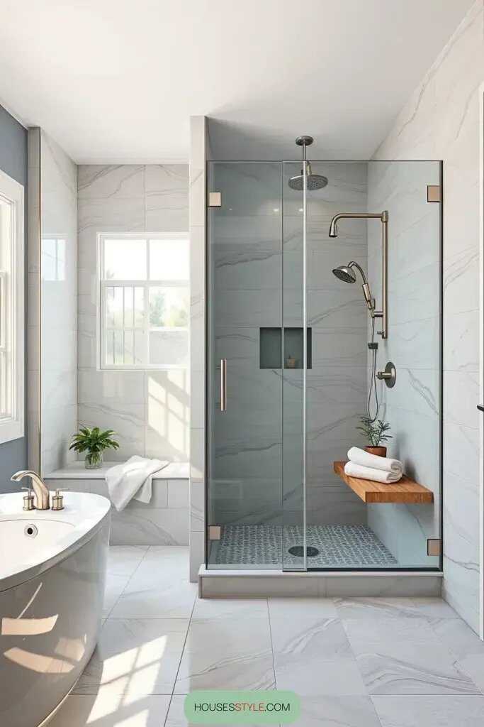 Free-Flowing Walk-In Wet Room Showers - photo 2