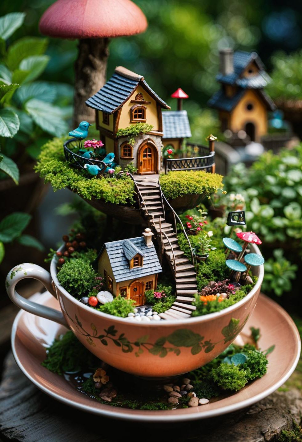 1. Whimsical Teacup Fairy Gardens - photo 2