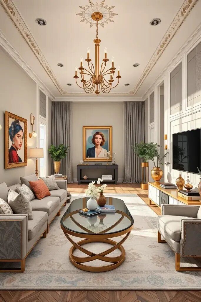 Add some shimmer for a polished look with metallic accents - photo 2