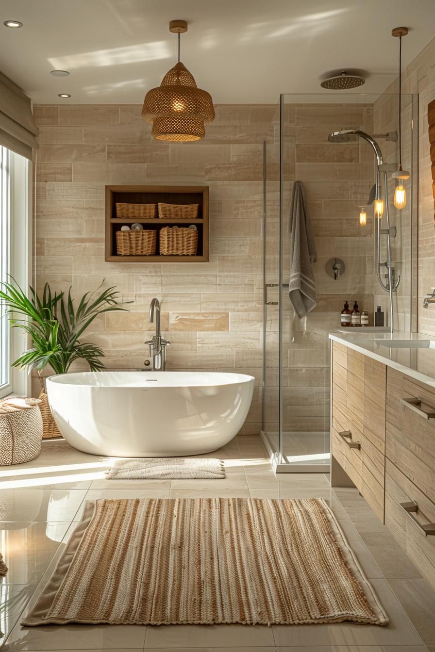19. Beachy Tile Ideas for a Coastal Bathroom - photo 3