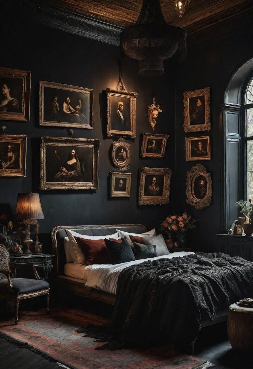 29. Curating a Morbid Portrait Gallery Wall