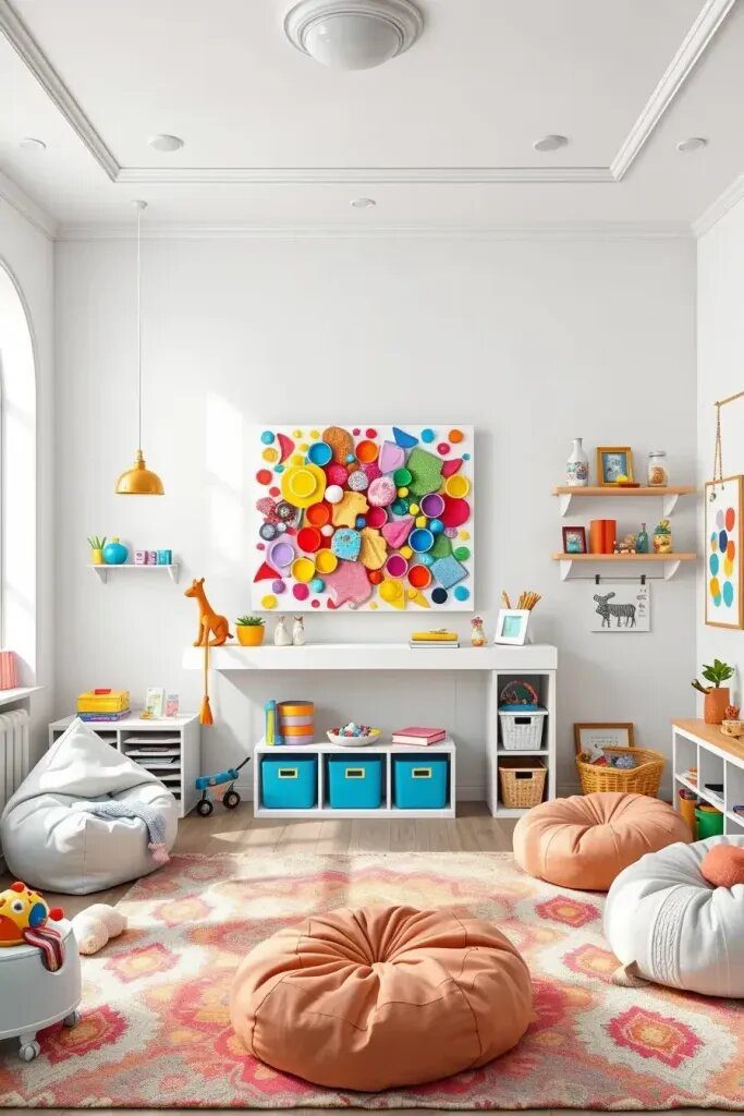 Colorful Paint-Chip Canvas Art - photo 2