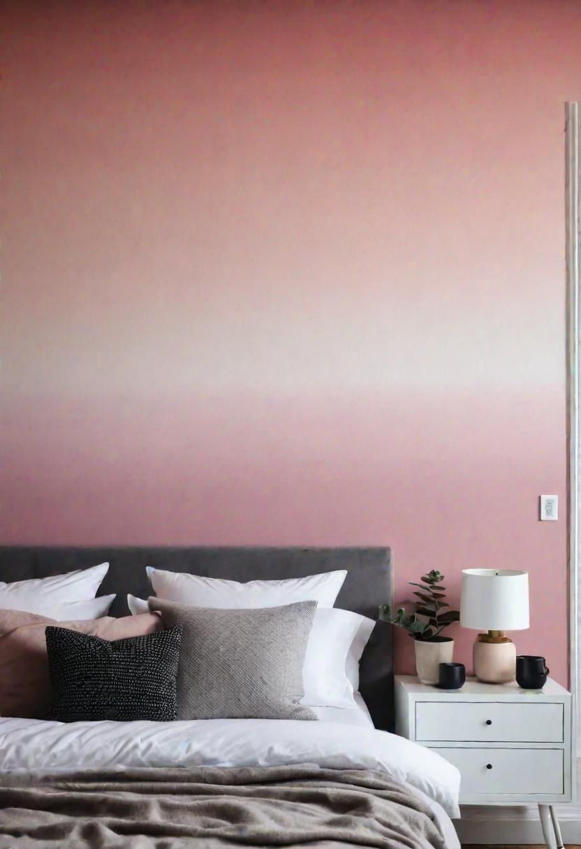 2. Calming Ombre Wall Effect