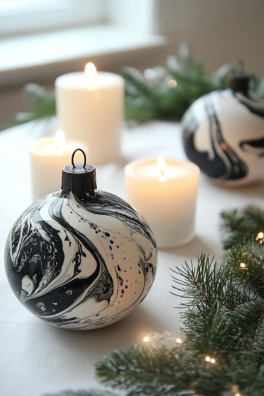 8. Elegant Marbled Ceramic Decor Pieces - photo 3