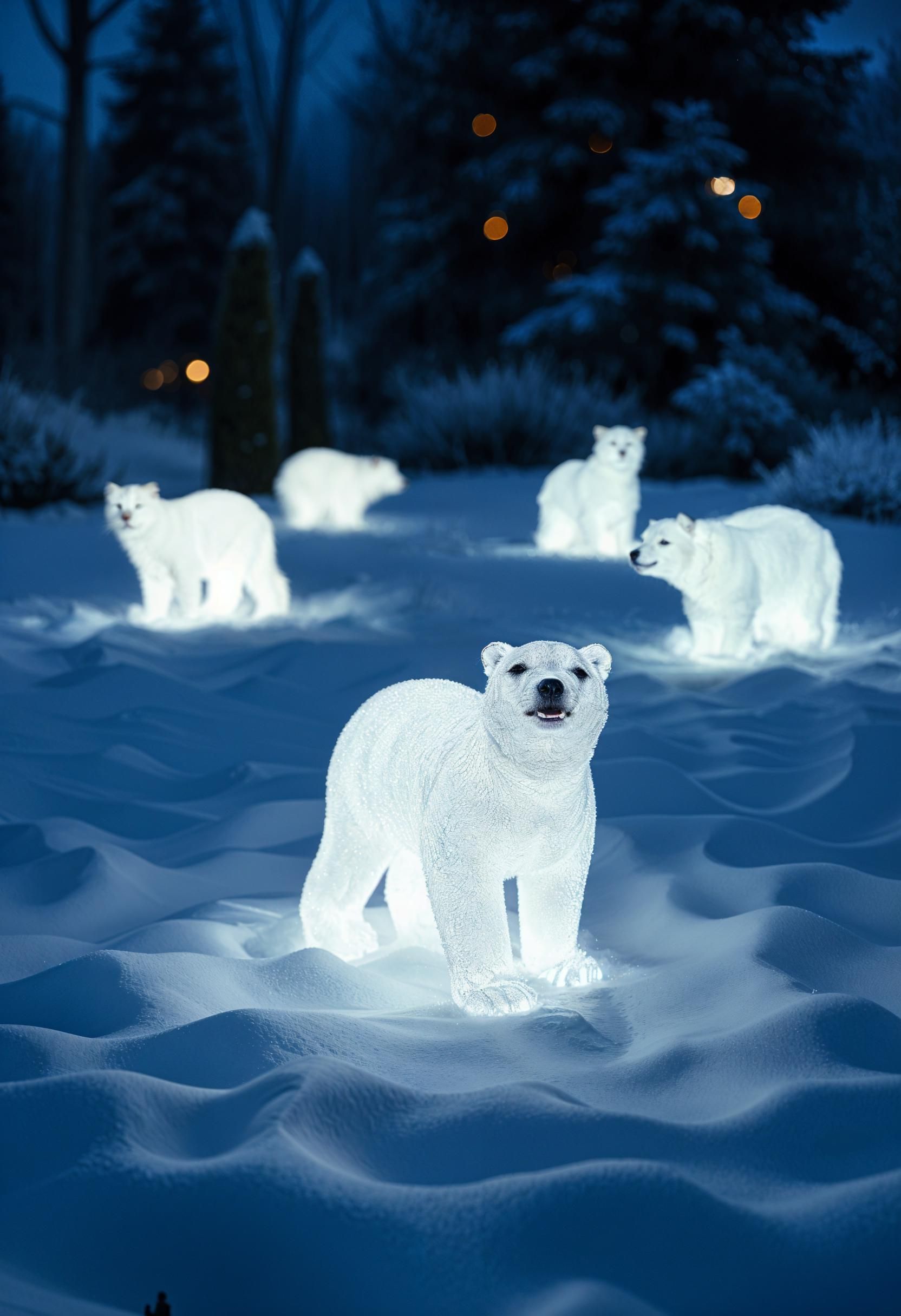 11. Arctic-Themed Light Display - photo 2