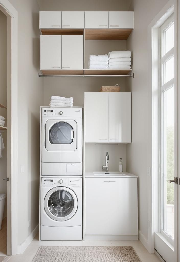 5. Hidden Drying Rack Cabinet