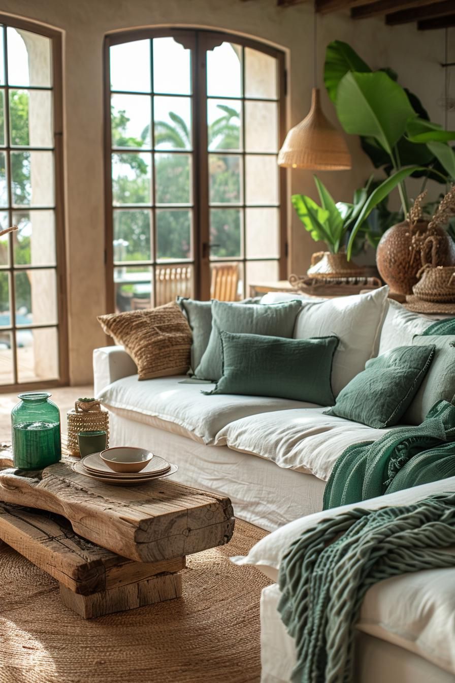 10. Coastal Earthy Living Room Style - photo 3