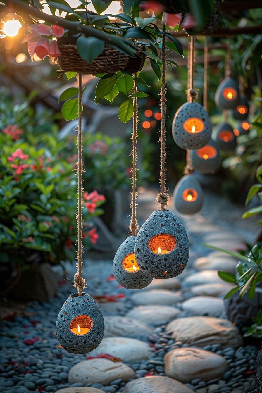 21. DIY Rock Sculpture Frame Ideas