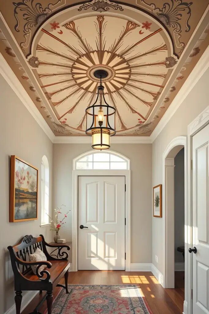 Dramatic Hand-Painted Ceilings for Entry Spaces - photo 2