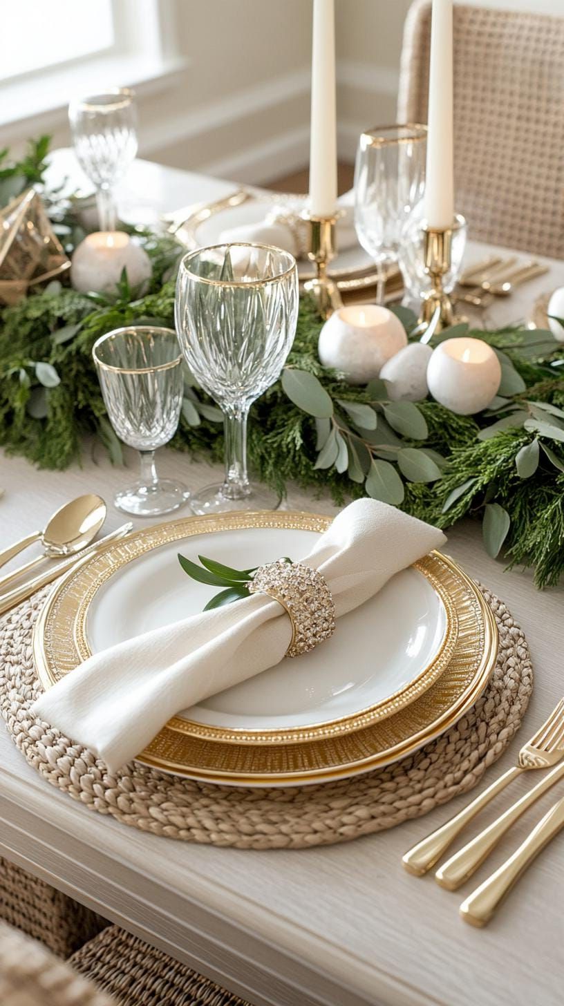 9. Golden Wonderland Table Setting - photo 2
