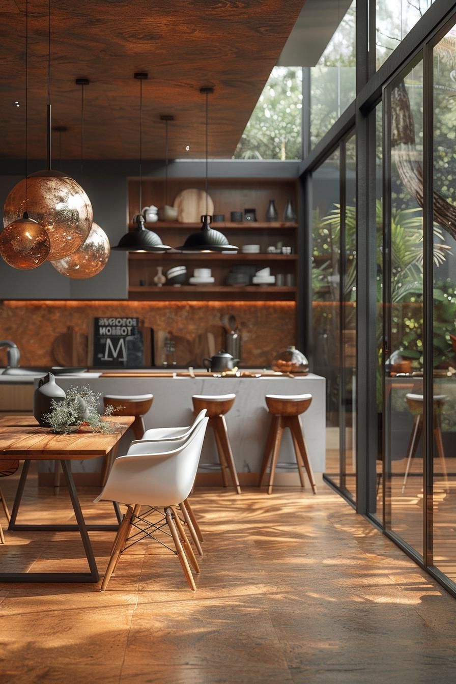 11. Retro Cork Flooring Pairings