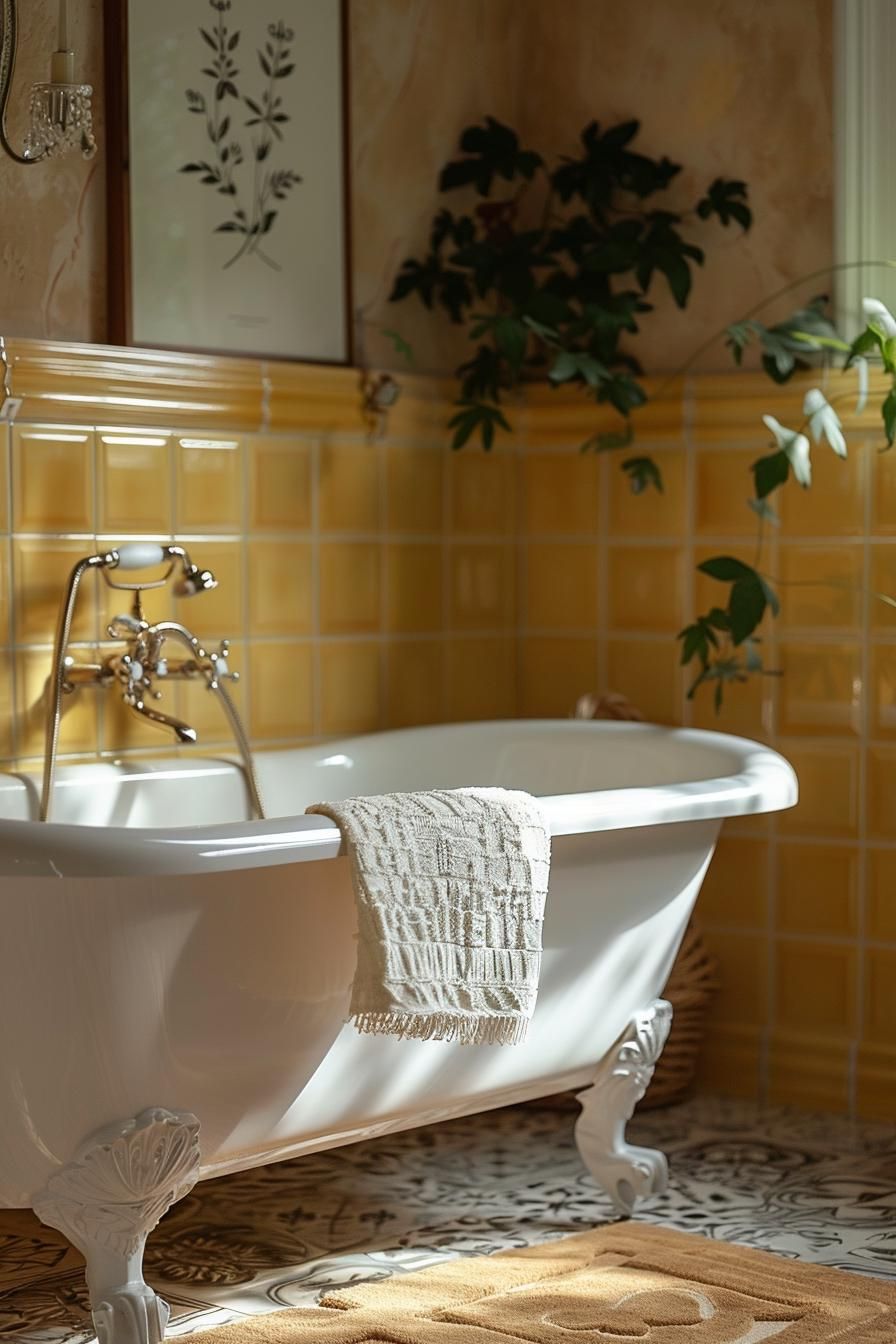 17. French Boudoir-Style Tile for an Elegant Look