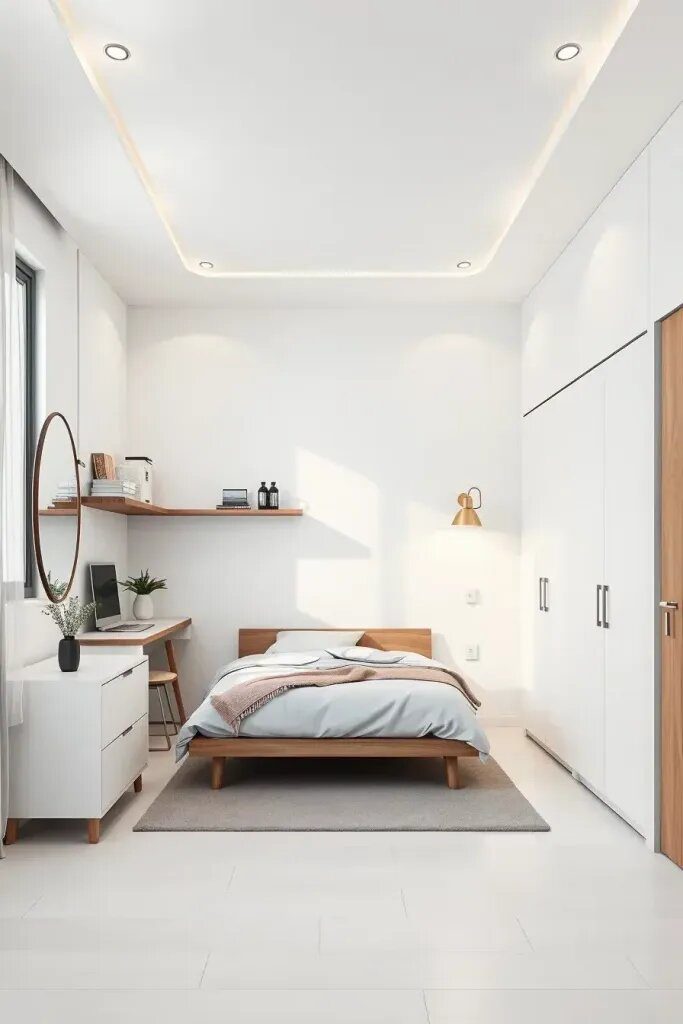 One-Wall Furniture Layout for a Minimalist Room - photo 2