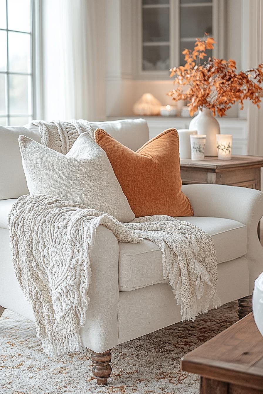 6. Layering Cozy Blankets for Fall - photo 2