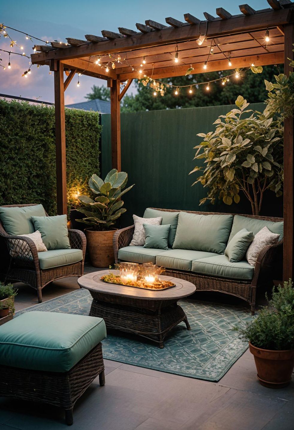 5. Sage Green Patio Oasis Ideas - photo 2