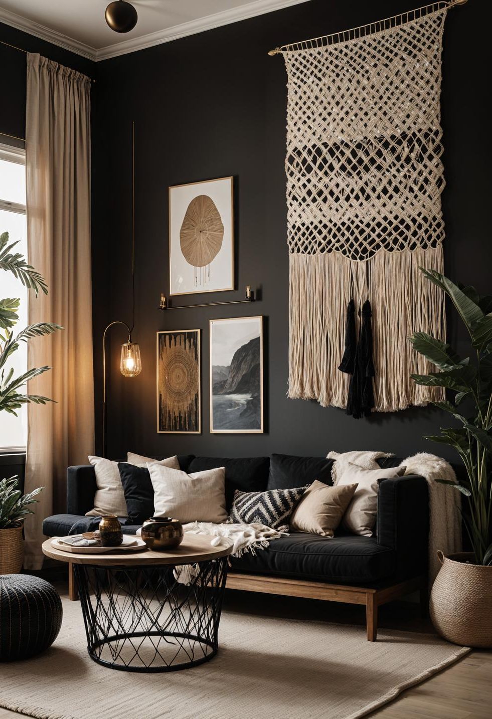 33. Dark Accents on Beige Boho - photo 2