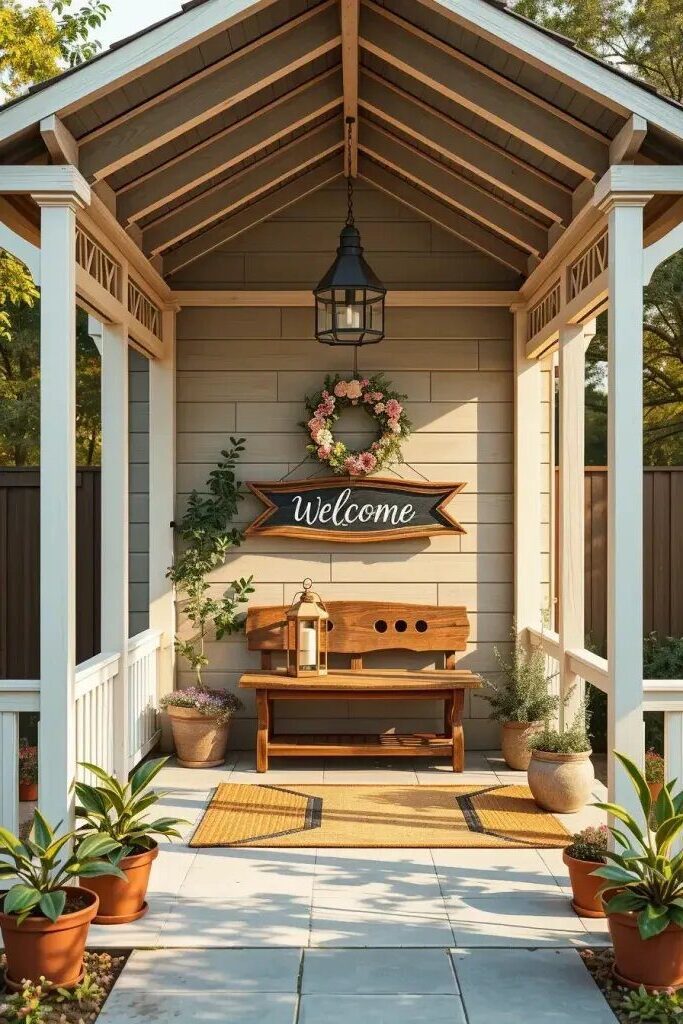 How to Create a Welcoming Gazebo Entryway