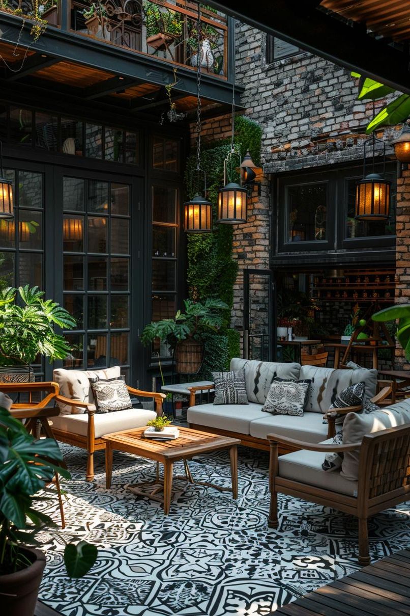 10. Sleek Modern Glamour Outdoors