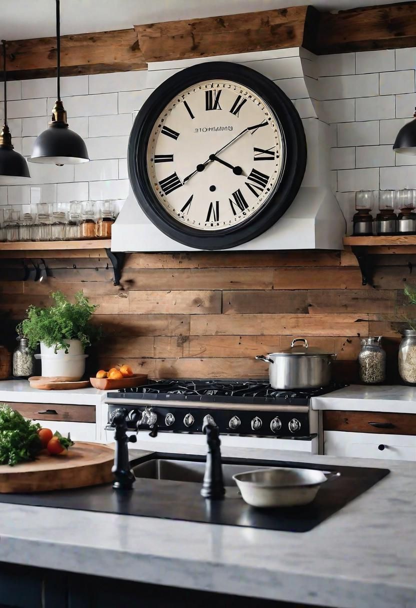 21. Spotlight on Farmhouse Kitchen Clocks