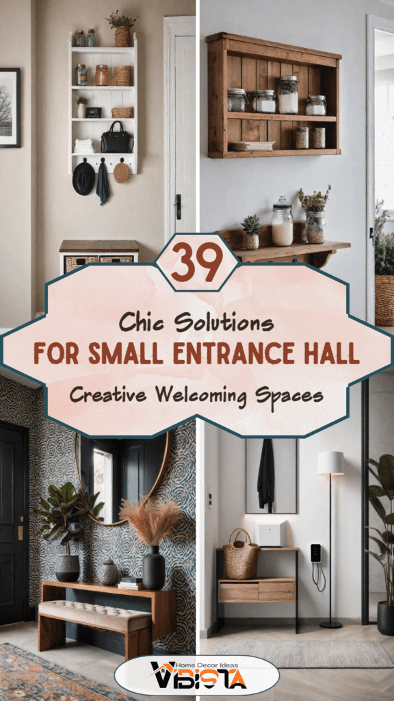 39 Chic Small Entrance Hall Ideas: Creative Solutions for Welcoming Spaces