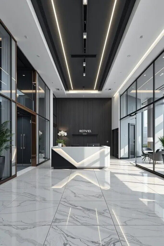 Streamlining the Look of Corporate Lobbies