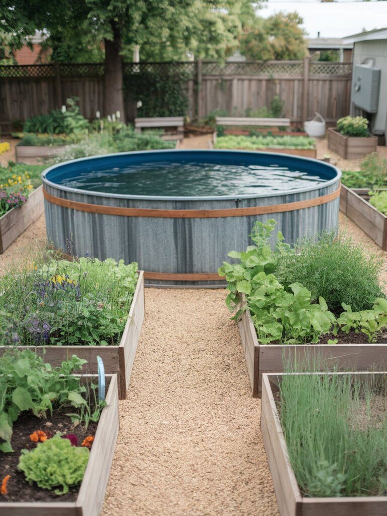 20. Affordable DIY Stock Tank Pool