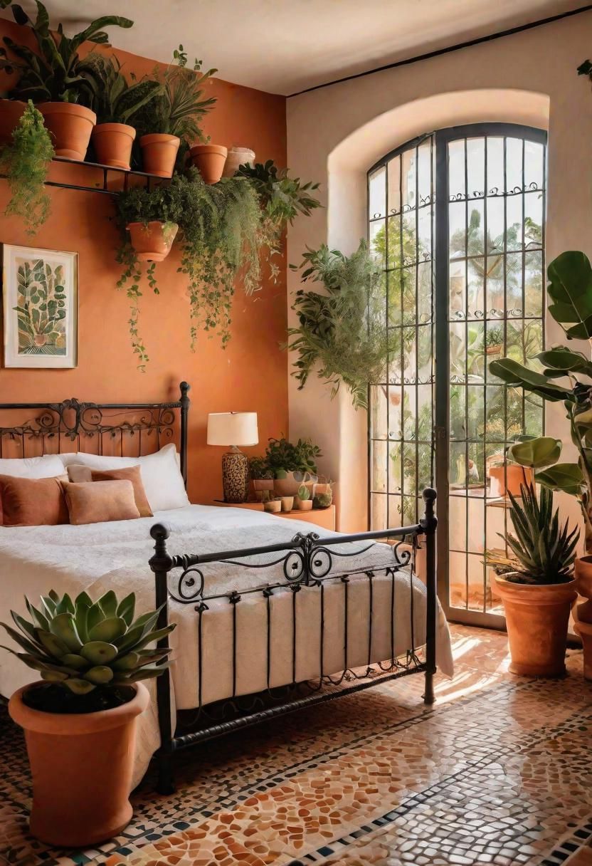20. Sunny Mediterranean Bedroom Style - photo 2