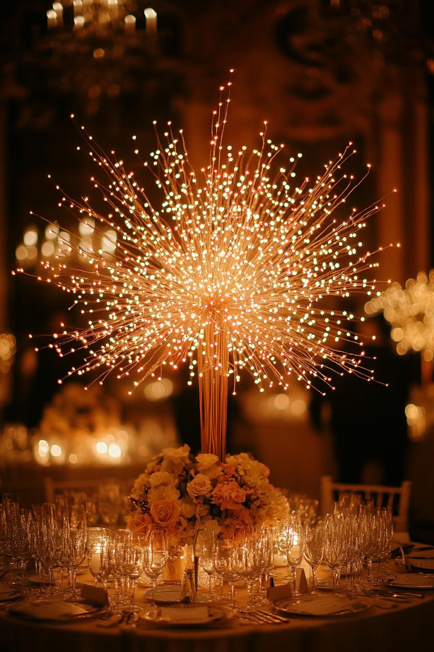 4. Dazzling LED Starburst Centerpiece Ideas - photo 3