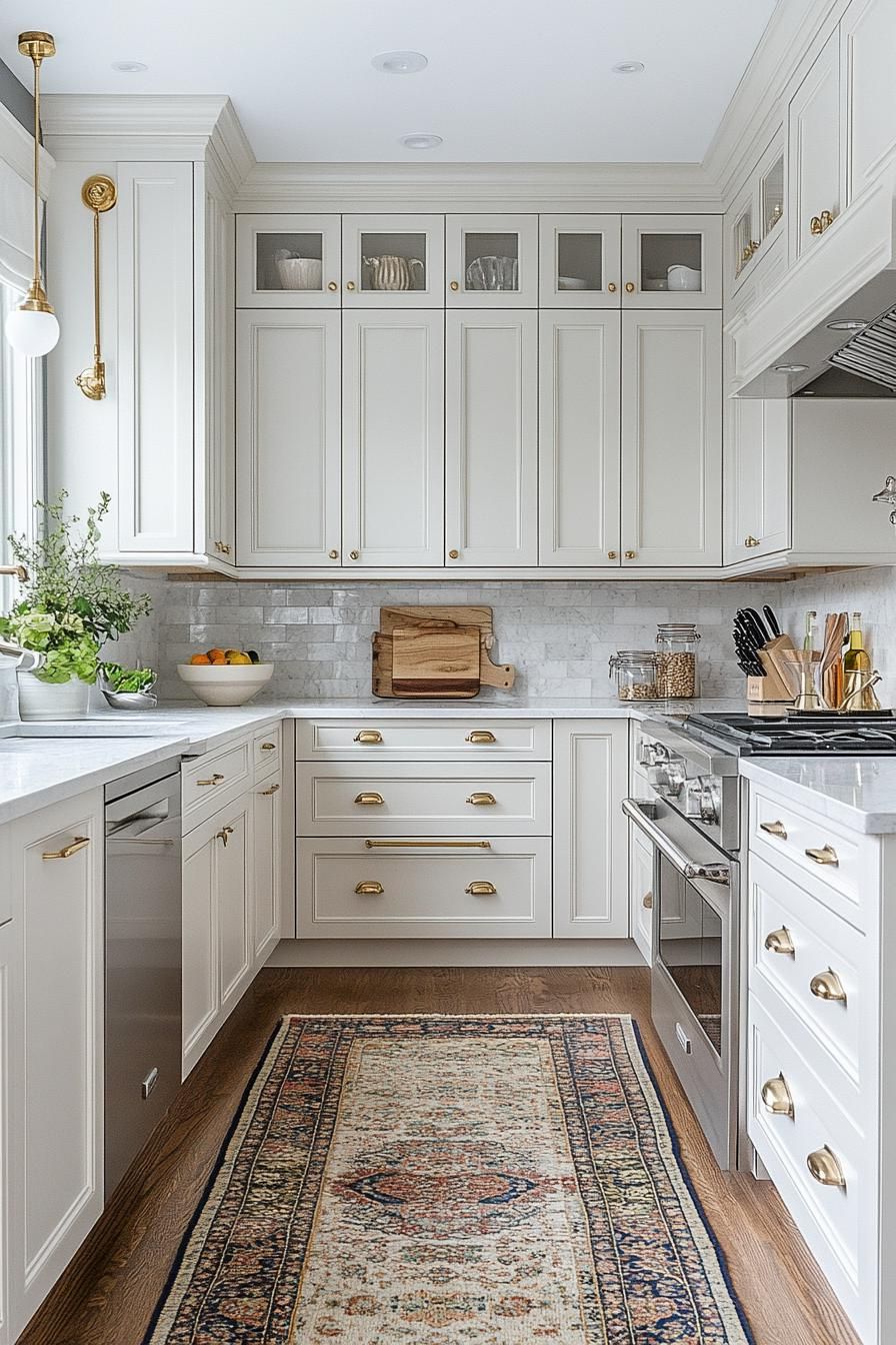 19. Brighten Small Kitchens with White Cabinets - photo 3